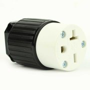 Superior Electric Straight Electrical Receptacle 3 Wire, 20 Amps, 250V, NEMA 6-20R YGA022F